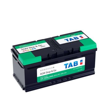 TAB AGM STOP&GO 105 (L6.0) со стандартными клеммами