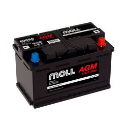 MOLL AGM 80Ач обрат. (L4.0, 80080)